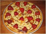 Banana-Berry Brownie Pizza