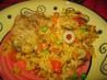 Spanish Chicken With Rice and Olives. Recipe by Kittencalskitchen