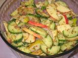 Apple Pear Cucumber Salad