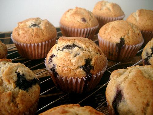 Healthy Berry Blue Muffins. Photo by HulaHealthPrincess