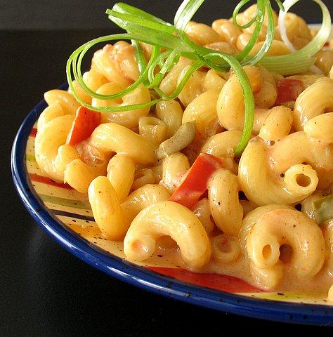 Low Fat Mexican Macaroni and Cheese. Photo by Calee