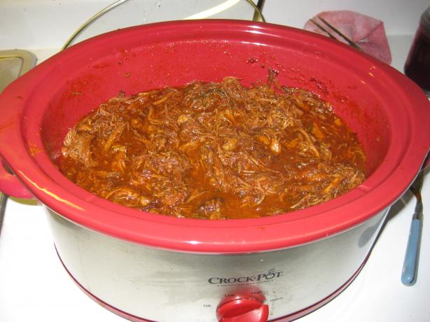 Delicious Crock Pot Barbecued Pulled Pork. Photo by Chef #1224104