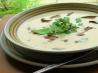 Wild Mushroom and Buttermilk Soup. Recipe by Mikekey