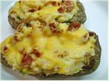 Cheesy Bacon Baked Potatoes