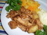 Pork Chops With Sauteed Apples and Sauerkraut