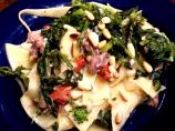 Pasta With Pancetta, Broccoli or Broccoli Rabe and Pine Nuts