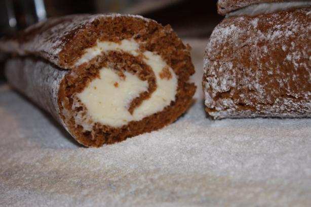 The Best Pumpkin Roll. Photo by Chef #1194253