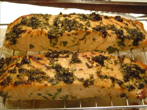 Broiled Salmon With Cilantro and Lime. Photo by Japanese Delight