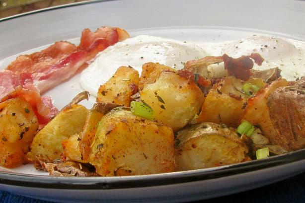 Oven Crisped Potatoes. Photo by lazyme