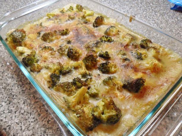 Rice-Broccoli Casserole W/ Nutritional Yeast. Photo by Wish I Could Cook
