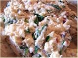 Arugula (Rocket) and Blue Cheese Mashed Potatoes