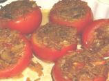 Baked Tomatoes With Basil Orzo