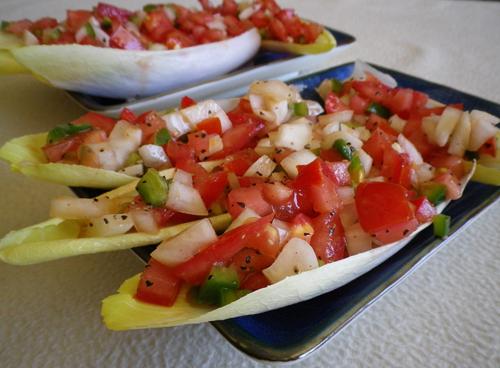 Belgian Endive Salad. Photo by Bergy