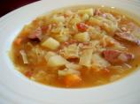 Cabbage Soup With Kielbasa
