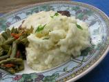 (Chive) Goat Cheese Mashed Potatoes