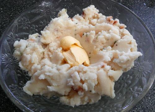 Rosemary & Pine Nut Mashed Potatoes. Photo by Mikekey
