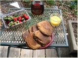 Hearty Honey Whole Wheat Pancakes. Photo by BrotherAdso