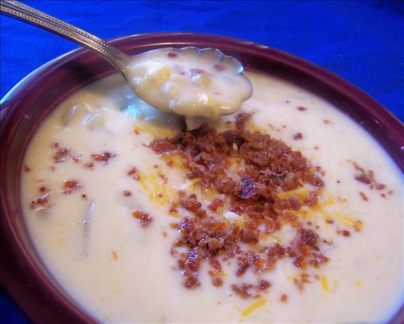 Corn Potato and Cheddar Cheese Chowder. Photo by *Parsley*