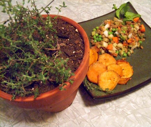 Thyme Roasted Sweet Potatoes. Photo by Prose