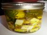 Garlic and Sage Marinated Cheese. Recipe by Sharon123