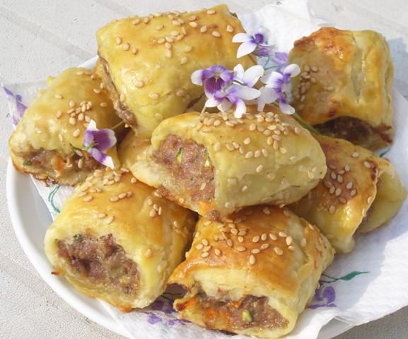 Sausage Rolls. Photo by Karen Elizabeth