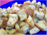 Elephant Garlic Herbed Croutons