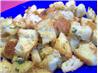 Elephant Garlic Herbed Croutons. Recipe by Rita~