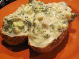Broccoli and Cheese Topped Potatoes