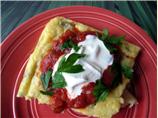 Southwestern Cheesy Eggs. Photo by Geema