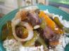 Steakhouse Onion Beef & Pepper Stir-Fry. Recipe by looneytunesfan