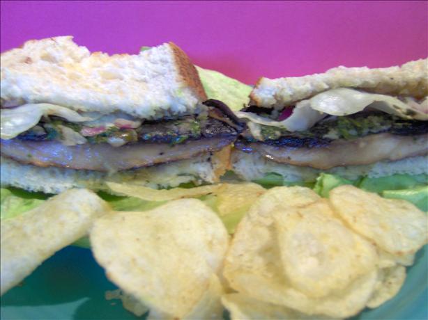 Nigella Lawson Portobello Mushroom Cheesesteak Sandwich. Photo by Sharon123