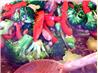 Broccoli, Mushroom & Red Peppers in Black Bean Garlic Sauce