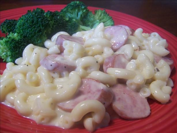 Smoked Sausage & Pasta W/ Cheese. Photo by *Parsley*