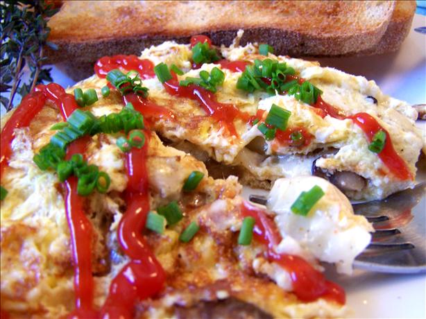 Mushroom Swiss Cheese Omelet. Photo by Rita~