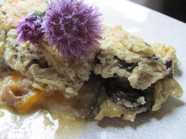 Mushroom Swiss Cheese Omelet. Photo by under12parsecs
