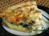 Spinach Mushroom Cheesy Quiche