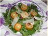 Salad of Kumquats, Dates and Shaved Parmesan. Recipe by Kumquat the Cat's friend