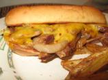 Leftover Steak Sandwich With Onions and Mushrooms. Photo by TheGrumpyChef