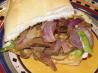 Leftover Steak Sandwich With Onions and Mushrooms