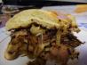 Leftover Steak Sandwich With Onions and Mushrooms