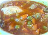 Braised Dark Meat Turkey over Egg Noodles