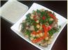 Warm Chickpea and Spinach Salad With Yogurt Sauce. Recipe by *Parsley*