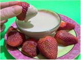 Spicy Cocoa Cream and Strawberries