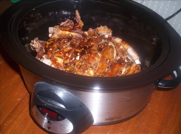 Crock Pot Barbecued Ribs. Photo by GlutenFreeGirl