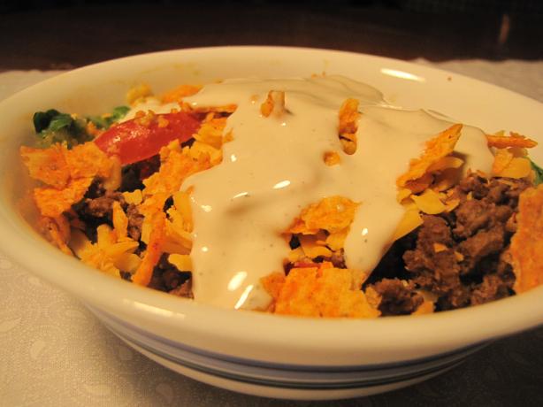 The Best Taco Salad Ever. Photo by kellychris
