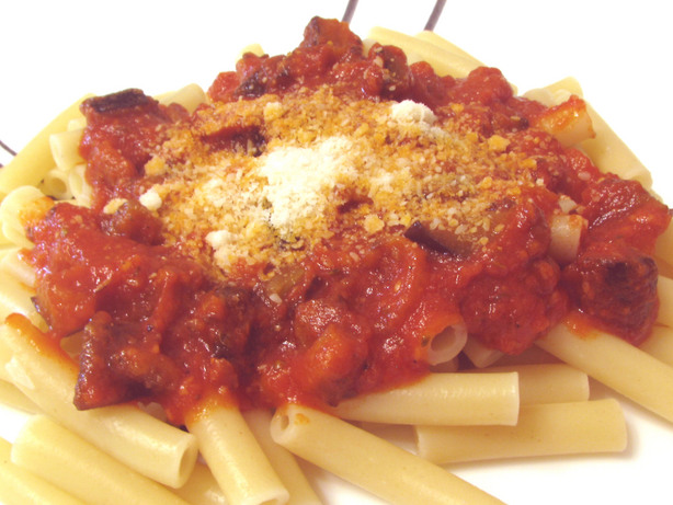 Penne With Eggplant (Aubergine). Photo by vigilant20