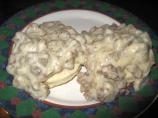 White Trash Hamburger Gravy and Breakfast Biscuits