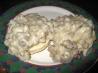 White Trash Hamburger Gravy and Breakfast Biscuits. Recipe by Pot Scrubber