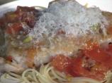 Pork Scalloppini With Green Olives, Tomato And White Wine