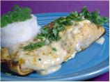 Salmon Cutlets With Yoghurt Sauce